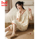 Catman (Miiow) Pyjamas à manches courtes d'été Set Cotton Ladies Mur Été Nouveau pantalon recadré de style chinois peut être porté à l'extérieur des vêtements à domicile LZY9902 M (recommandé 75-95jin [Jin est égal à 0,5 kg]))