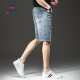 AEMAPE Brand Casual Denim Shorts Hombres del verano Manguilado de la marca de mezclilla de mezclilla