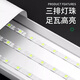 Biuyum tri-proof light LED tube integrated strip light fluorescent lamp engineering super bright energy-saving commercial flat-1.2 meters-white light 60w