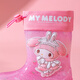 Bottes de pluie pour enfants filles Boots de pluie dessin animé anti-glipage imperméable maternelle de maternelle 3-6 ans
