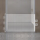 
Gudong Bear Stair Fence Baby Safety Guardian Anti-Cat Protection Fence Dog Fence Dog Fence Dog Fence Dog Dog Dog Fence Door Bar Pet No Punching 150*78 White (Pet Retractable Door Bar)