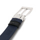 Montblanc Montblanc Black/Indigo Doppelseitig Gürtel frei geschnittener Gürtel/Gürtel 3,5-Britth Black/Indigo 118438