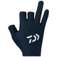 DAIWA 25 spring and summer DG-6425/6525 sweat-absorbent and quick-drying fishing gloves fingerless gloves DG-6525 exposed 5 fingers blue XL