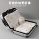 易旅（Etravel）旅行收纳袋行李箱衣服内衣裤整理包旅游衣物鞋子分装袋子出行出差 收纳袋3件套浅米色