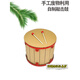 汇智之城幼儿园手工材料 铜鼓手工diy乐器制作纸板打击小鼓+半成品材料 腰鼓材料包+胶棒+胶枪+颜料