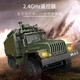 宙颗六驱遥控车越野卡车顽皮龙B36乌拉尔指挥事模型攀爬RC儿童电动车 B36乌拉尔1电池