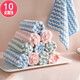 Beipin rags, water-absorbent dishwashing cloths, special kitchen towels that are stained with oil and are not prone to lint, thickened table wiping cloths, 10 packs