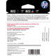 HP (HP) CARTRIDGES D'INK 802 d'origine pour HP Desktop 1050/2050/1010/1000/2000/1510 802 (noir + couleur) Double emballage / (environ 120 + 100 pages)
