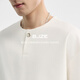 
Earl Dow Modale Short Sleeve T-shirt Men's Cleanfit Simple Henry Collar Base Shirt 25 Summer New T521245 Sea Salt White S