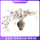 Wen Shi Ou Shan Return natural plant dried flower bouquet living room decoration wabi-sabi wind flower arrangement dry branches decorative ornaments dry branches red mountain return short branch 5 dried flowers 45-60cm