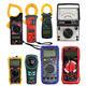 Jiang Zhiai Zeiger kleiner Multimeter digitaler hoher Präzision intelligenter Anti-Fire-Messgerät Elektronischer Elektriker Home DT Klemmmesser DT-9205A Digitales Multimeter Rote Aussehen