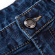 MENGTEJIAO 2025 Nuevo Jeans de alta gama Jeans de alta gama Pantalones de algodón de algodón de mediana edad de mediana edad para hombres y otoño
