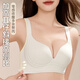 Langsha's new traceless gathering bra underwear for girls, sporty, beautiful, nude, soft, skin-friendly, anti-sagging bra, MWY-cc6090 large cup-brown 70B 34BCD