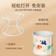 奔麦婴儿游泳桶家用儿童泡澡桶宝宝洗澡桶可折叠浴桶洗澡盆保温 特大号-免安装【+游泳圈】泡泡兔