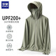 Lomond sunscreen clothes men's 2025 summer thin ice silk breathable ultraviolet outdoor professional sunscreen clothes men's clothing Father's Day 9926 women's white S