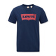 Levis Paar American Lose Print modische einfache bequeme trendige Baumwoll-Hals-Kurzärmer T-Shirt Navy 0002 A9224-0002 m