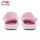 
Li Ning Children's Shoes Children's Sandals Girls' Lightweight Breathable Bottle Boot Anti-Kicking Outdoor Sports Shoes 35YKUV016-2