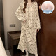 COLORFUL GEMS云朵棉睡衣女带胸垫春秋款宽松大码家居服 JDX-6621 180 XL