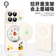 
Mobile phone case of the Year of the Snake New Year Doraemon magnetic bracket 360 rotatable wireless [sand pink] New Year Doraemon-ZBL3271W hole position Xiaomi 15