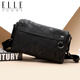 Elle Homme Men's Bagn-Sac, Camouflage Nylon Canvas Crossbody Sac, sac de téléphonie mobile résistant à l'eau, sac pour hommes de grande capacité 1131 Black