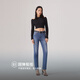 Levi's商场同款冰酷系列25夏新款女士724高腰修身直筒牛仔裤18883 蓝色 27 (28)