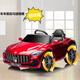 SHAWN BABY children's electric car four-wheel car can sit on a person remote control child baby toy car stroller can drive one-year-old gift pearlescent red dual drive + 12V large battery + Bluetooth