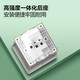 
Bull G12 Starry Sky Gray Switch Socket Panel Package 10a Five-hole Socket Two-Three-insert 86 Concealed Wall Power Supply G12 Gray