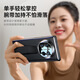 魔岩【真皮支架手带】适用华为MateX6典藏版手机壳X6折叠屏翻盖磁吸智能视窗保护皮套超薄商务男女 电镀黑(黑底)【真皮支架手带-智能皮套】 华为MateX6
