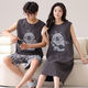 荣西图（RONGXITU）睡衣夏季短袖卡通可爱家居服套装显瘦 829 170 女M