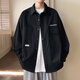 Catman Miiow Work Shirt Men's Men's à manches longues Summer Summer 2025 Nouvelle adolescente veste décontractée pour hommes tendance et polyvalente Couleur de phoque blanche xl [130jin [Jin est égal à 0,5 kg] -150jin [Jin est égal à 0,5 kg]]]