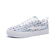 Lightning X Storm Picasso Gemälde gemeinsam von Blitzmännern und Frauenschuhen Rache Sturm kleine Duftbrotschuhe Erhöhung Paar Skateboardschuhe LS-699 JIANSHI BLUE 41