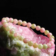 Eternal symbol brand collectible crystal bracelet for women, Brazilian old mine two-color multi-color watermelon tourmaline bracelet as a gift, high-quality watermelon tourmaline 7mm