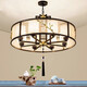 
OPPLE new Chinese chandelier living room lamp Chinese style simple and atmospheric home bedroom dining room tea room model room copper flower lamp chandelier 6636-8H round