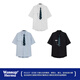 
WASSUP HERMU official short-sleeved shirt men's summer college style DK uniform loose casual Hong Kong style youth Japanese class uniform white shirt white XL (recommended 120-140Jin [Jin equals 0.5 kg])