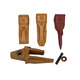 YUsen Yi Shandong Lingong 55/60/65 Excavator Dethts LG675 / 80/85 Siège dentaire en forme de terre Roche de dents pointues broche Lingong 75/80/85 Dent de dents de seau 5