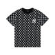 
MB couple printed short-sleeved T-shirt loose casual trend DT-9923 black M