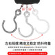 Portable scale electronic scale portable large handle with tape measure household high-precision hand scale spring scale fish scale black large handle with 1.5 meter tape measure 0kg 0g