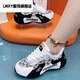 LMAY SHIJIAZHUANG MEIZU INLY NET AMMABRAUBLICH PIPEND Dad Schuhe Sportschuhe bequeme Para -Schuhe Tanzschuhe 9928 Männer und Frauen weiß und grau 38