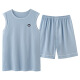 PALANDO PAJAMAS POUR HOMMES POUR SUMBRE CORTON PURS COPE SEPLEST SHORTS LA TAILLE DE LA LA LA LA LA LA LA LA LA LA LA MAISON DES VENDEMENTS SUMBRÉE MENSELLEMENT 13657 [Coton pur, adapté à la peau et respirante] L [suggéré pour 100-120 Jin [Jin est égal à 0,5 kg] usure]