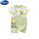 Disney Baby Summer Onesie Dünne Babykleidung Sommerkleidung Neugeborene Kurzärmel-Haute-Kleidung kriechende Kleidung für den Sommer mit atmungsaktivem grünen Riemen mit kurzärztem Einzel Stück 73 cm Größe