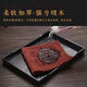 Fat Donglai's same high-end tea cloth absorbs water and thickens tea towel Kung Fu tea set towel coffee table tea 30*30cm coffee color 3 times water absorbent (2 packs