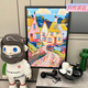 Todo todo será Ruyi Puzzle Decoration Painting 1,000 piezas de juguetes para adultos con pinturas de porche de alto valor C-683 Todo eventualmente será ruyi (Box-100 exquisito