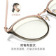 PARZIN PARZIN Fashion Glasses Frame Women Retro Light Round Frame Slim Glasses Anti-Blue Light Goggles Men 15860 Smoke Gray 15838