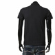 ARMANI/Armani EA Men's simple casual and fashionable short-sleeved POLO shirt EM001379 AF14103 Black UC001 L