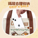 Disney canvas handbag tutoring lunch box bag shopping bag lightweight handbag SN9859 Strawberry Bear Large Upgrade with Zipper Closure