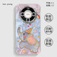 匠璃自带镜头膜适用华为mate70pro手机壳mate60的新款mate40epro套P40 NM13548萌萌小飞象自带电镀闪粉 华为Mate60