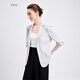Navikel Italian dinghy women's mid-sleeve suit casual single suit commuter blazer 2311805501 Gray L