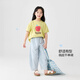 
Ikano I.KARNOW girls' pants summer 2025 new children's pure cotton cool scimitar wide-leg pants for girls summer thin casual pants 15273 blue scimitar pants 130