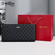 Goldlion wallet men's long wallet double zipper large capacity handbag men 2025 new fashion clutch men's coin wallet double zipper large capacity