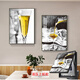 
Wen Yijia customized restaurant meter box two-pair decorative painting modern simple distribution box blocking switch box creative wine glass hanging painting. Wine celebration 15850/15839 60*80 (accommodation of 50X70 electric box) Classic black